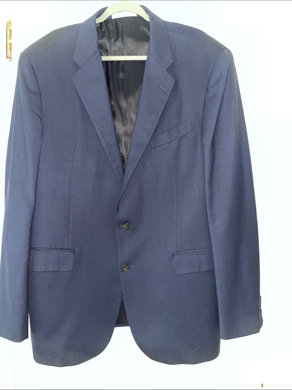 Joseph Abboud Freedom Navy Wool Men's 2-Piece Suit